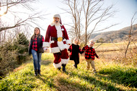 Santa Visits the Barnes Family